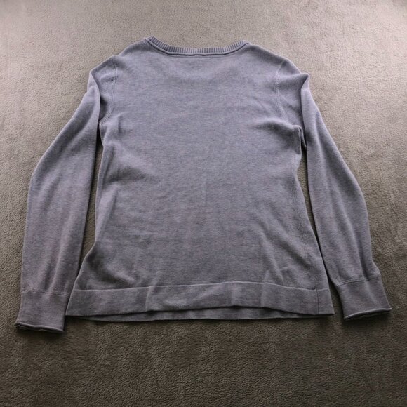 J.Jill Womens Sweater Small Crew Neck Long Sleeve Pullover Purple Knit Casual - Picture 14 of 14